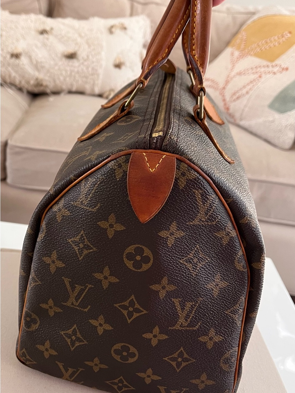 Louis Vuitton Speedy 30 Monogram Handbag - Picture 9 of 12